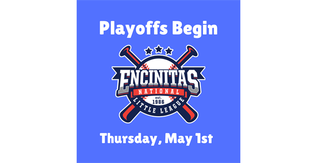 Playoffs Begin - May 1st